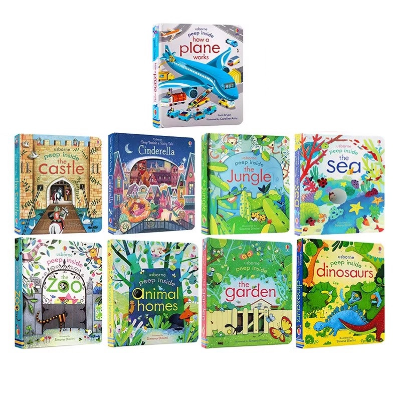 Kids Education Picture - Peep Inside Usborne Book Angielskie edukacyjne