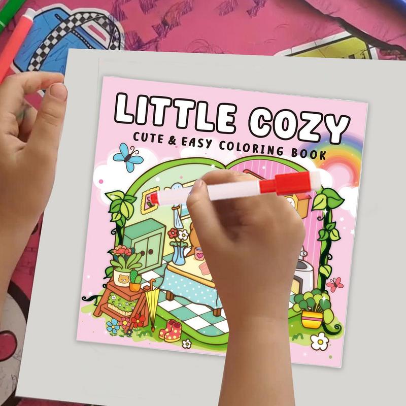 Learning Workbook Preschool - Książeczka do kolorowania dla malucha Łatwa