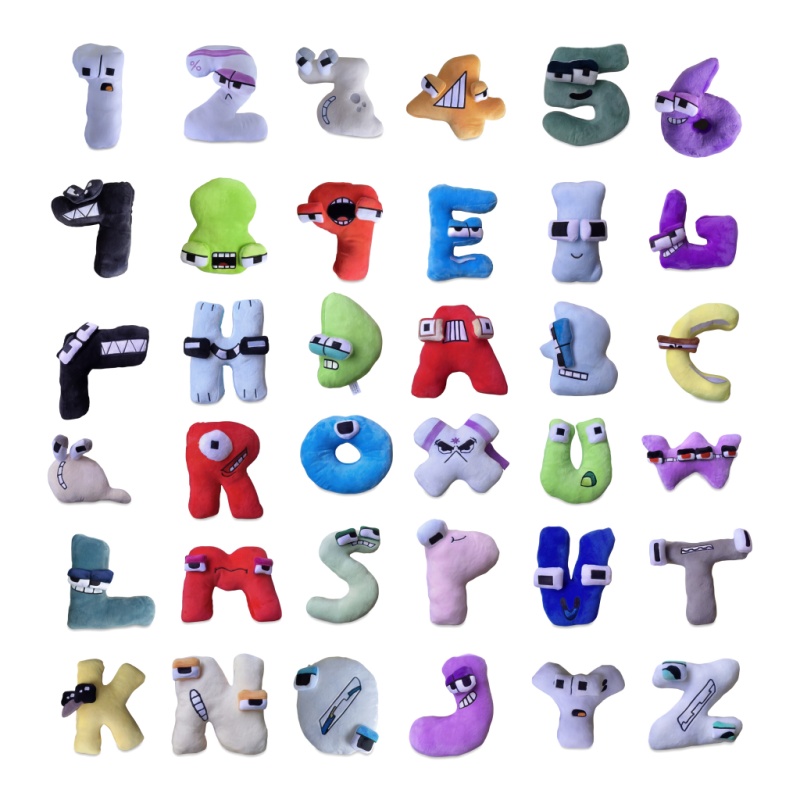 Kids Education Alphabet Numbers - 26 szt. Zestaw pluszowych zabawek z