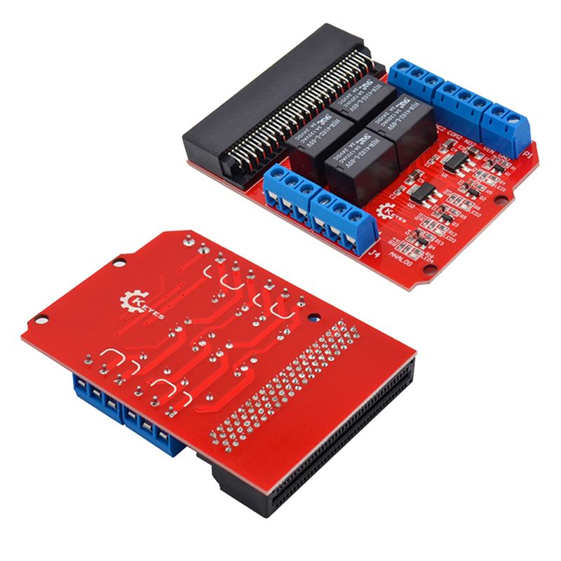 Kids Education Channel - Moduł przekaźnikowy SCLS Microbit 4-kanałowy, 5V,