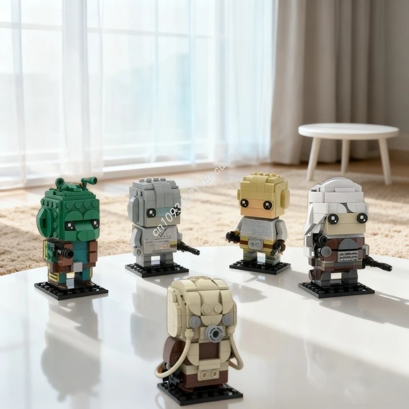 Kids Hunter Education - 841 elementów MOC Zestaw Brickheadz Łowca