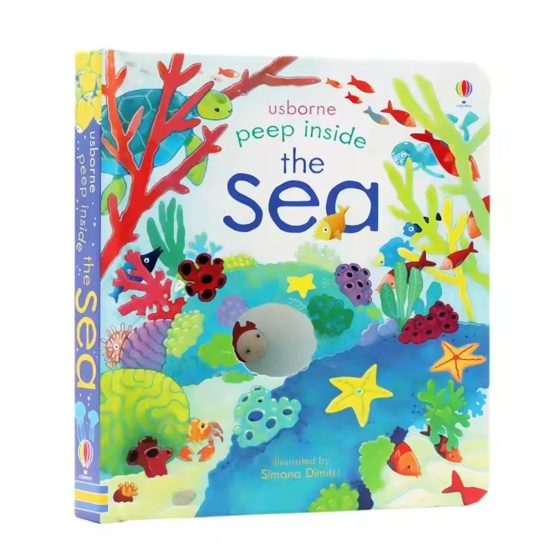 Kids Education Picture - Usborne Podglądaj Wewnątrz: Morze - Edukacyjne
