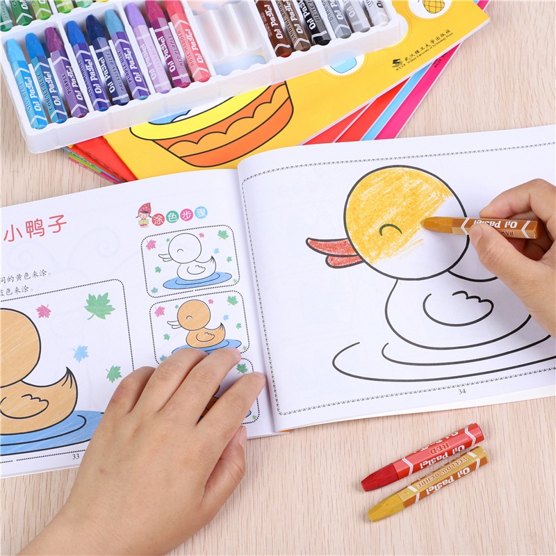 Learning Workbook Preschool - Książka do kolorowania i rysowania dla
