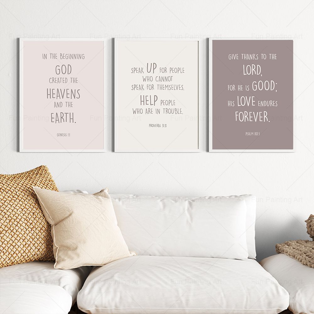 Plakaty z wersetami biblijnymi – School Kids Education Quotes recenzja i cena