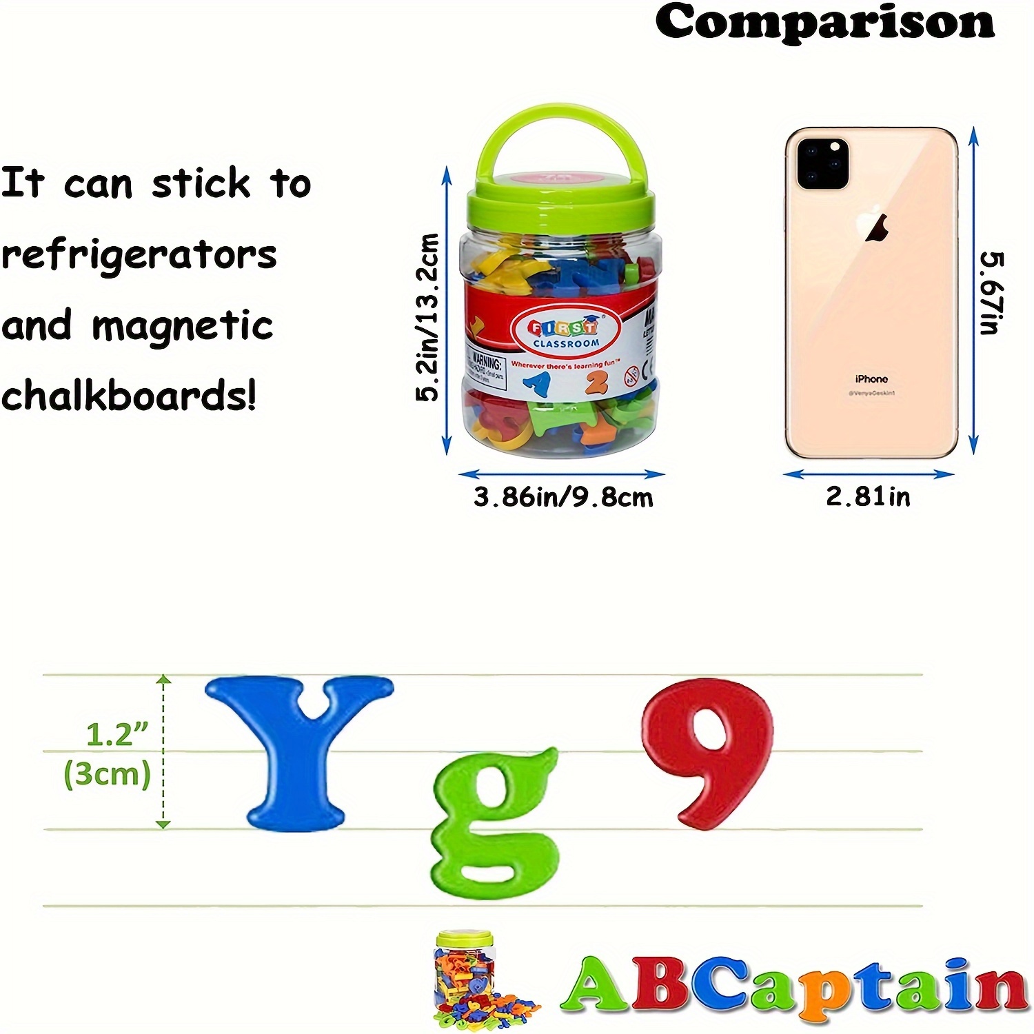 78 szt. Magnetyczne Litery Cyf – Kids Education Alphabet Numbers recenzja i cena