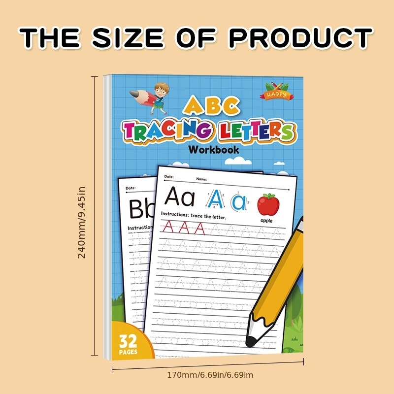 Zeszyt do nauki alfabetu A-Z - – Learning Workbook Preschool recenzja i cena