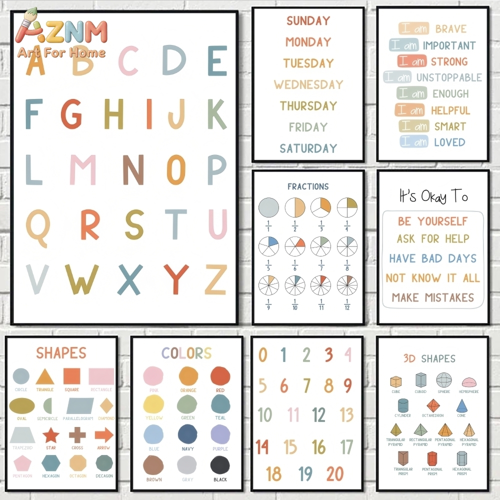 AZNM Edukacyjny Alfabet i Cyfr – Kids Education Alphabet Numbers recenzja i cena