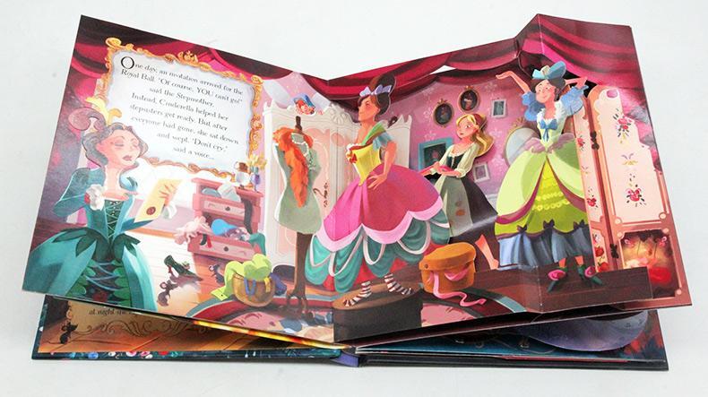 Usborne Pop-up Fairy Tale Cind – Kids Education Picture recenzja i cena