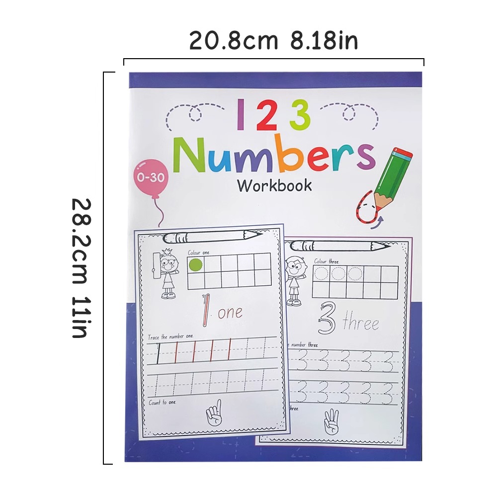 Rozmiar A4 Numer 0-30 Praktyka – Learning Workbook Preschool recenzja i cena
