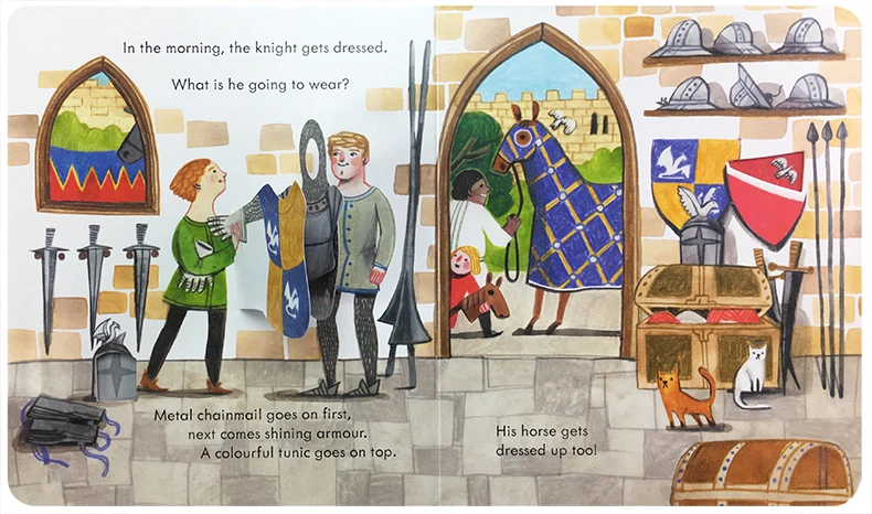 Usborne Peep Inside The Castle – Kids Education Picture recenzja i cena